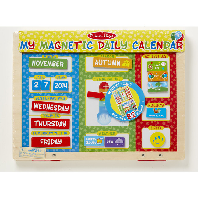 My First Daily Magnetic Calendar - Developmental Toys - 1