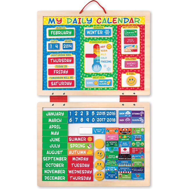 My First Daily Magnetic Calendar - Developmental Toys - 2