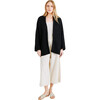 Women's Verbier Open Ribbed Cardigan, Black - Sweaters - 1 - thumbnail