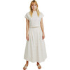 Women's Lucerne Skirt, Bone Eyelet - Skirts - 1 - thumbnail