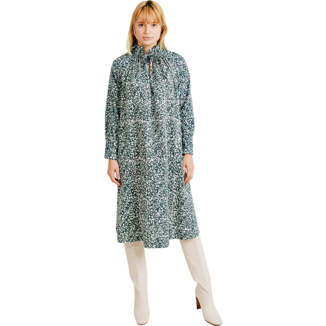 Women's Vienna High Neck Midi, Forest