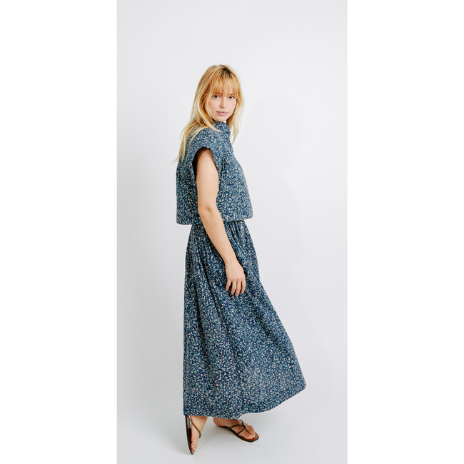 Women's Bergamo Skirt, Blue Thistle
