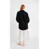 Women's Verbier Open Ribbed Cardigan, Black - Sweaters - 2