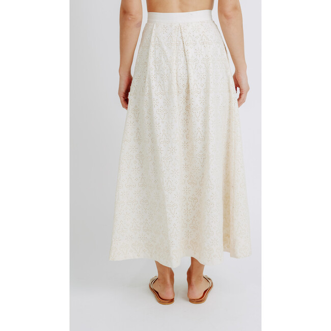 Women's Lucerne Skirt, Bone Eyelet - Skirts - 4