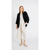 Women's Verbier Open Ribbed Cardigan, Black - Sweaters - 3
