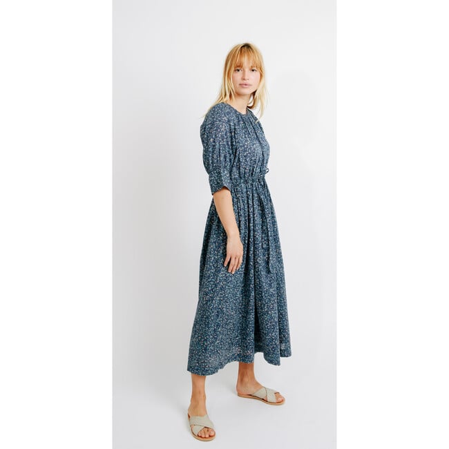 Women's Vienna Drawstring Waist Maxi, Blue Thistle