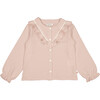 Persee Button-Down Blouse, Rose - Blouses - 1 - thumbnail