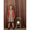 Philo Knit Cardigan, Dark Rose - Cardigans - 2