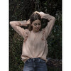Women's Blerta Loose Fit Frilled Lace Blouse, Rose - Blouses - 2