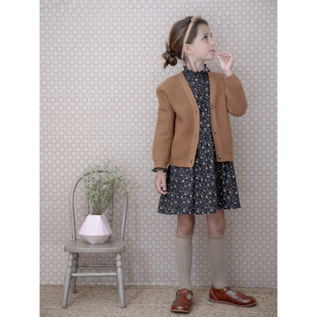Philo Knit Cardigan, Biscuit - Cardigans - 2