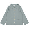 Germain Loose Fit Shirt With Two Pockets, Sea Foam - Shirts - 1 - thumbnail