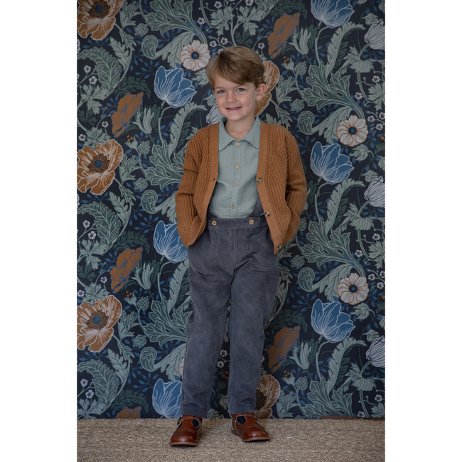 Philo Knit Cardigan, Biscuit - Cardigans - 4