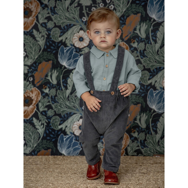 Germain Loose Fit Shirt With Two Pockets, Sea Foam - Shirts - 5