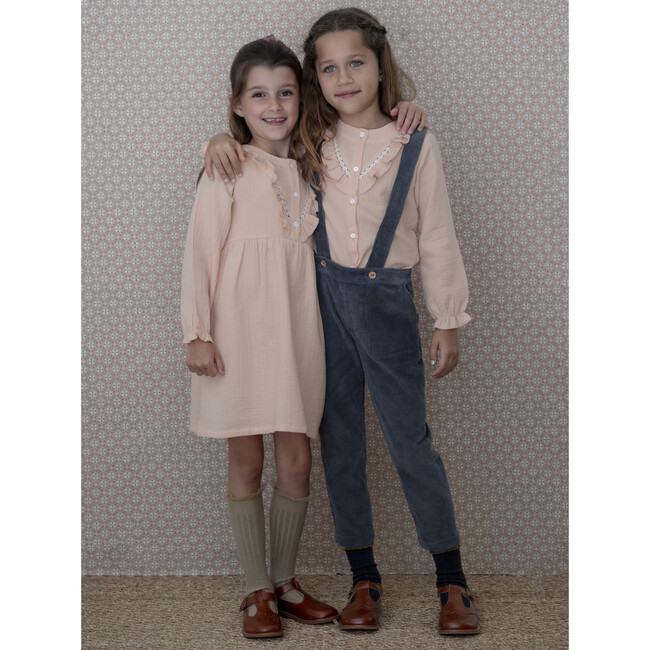Persee Button-Down Blouse, Rose - Blouses - 4