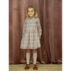 Elisabeth Ruffled Collar Dress, Brick Flower - Dresses - 3
