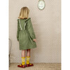 Altair Dress With Lace And Ruffle Details, Kaki - Dresses - 3