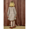 Elisabeth Ruffled Collar Dress, Brick Flower - Dresses - 7