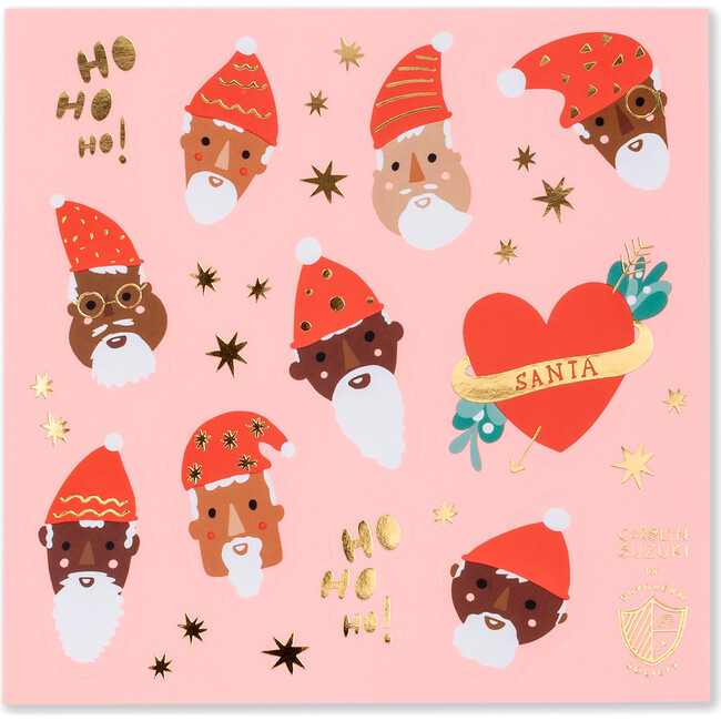 Santa Squad Sticker Set