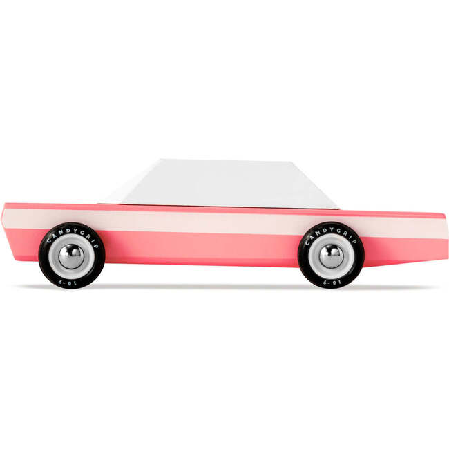Pink Cruiser Car, Pink/White - Transportation - 1