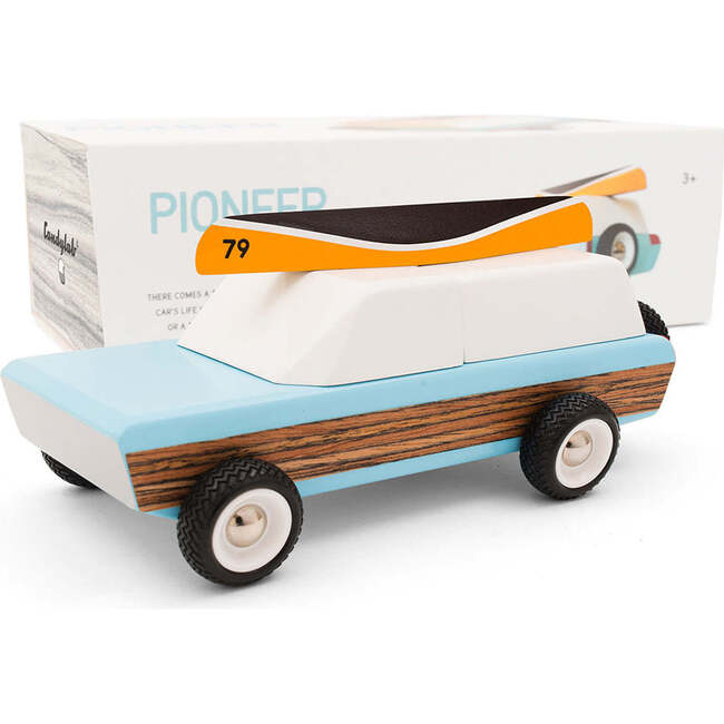 Pioneer Wagon & Canoe Car, Multicolors - Transportation - 2