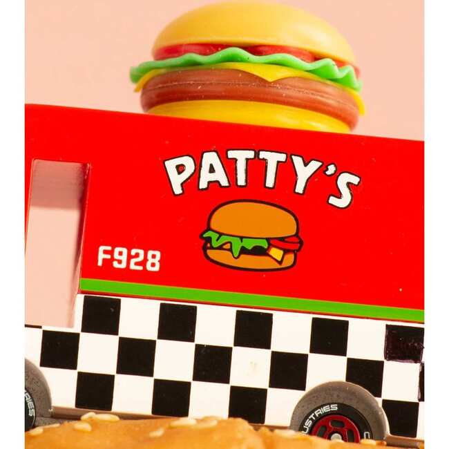 Patty's Burger Van, Red - Transportation - 2