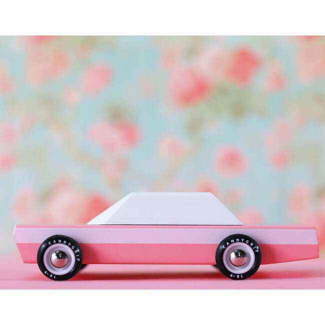 Pink Cruiser Car, Pink/White - Transportation - 5