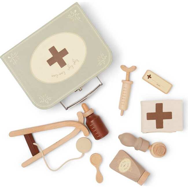 Wooden Doctor Set, Multicolors - Role Play Toys - 1