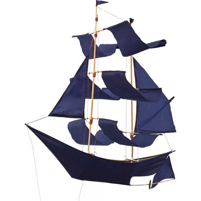 Sailing Ship Kite, Navy - Kites - 1