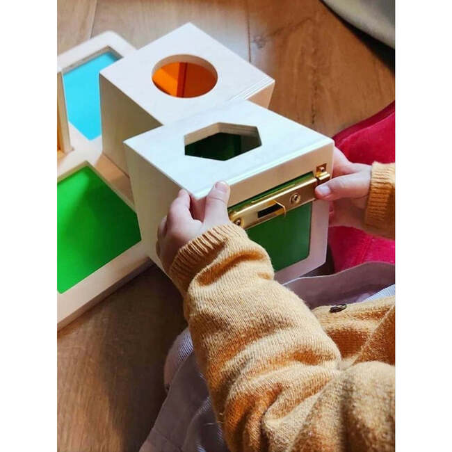 Peekaboo Lock Boxes, Multicolors - Developmental Toys - 2