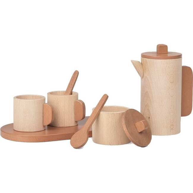 Toro Tea Set, Beige/Brown