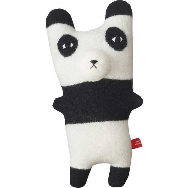 Pia Panda Plush Toy, Black/White - Plush - 1