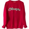 Women's Holiday Mama Graphic Sweatshirt, Red - Sweatshirts - 1 - thumbnail
