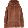 Women's Goldie Camel - Fur & Faux Fur Coats - 1 - thumbnail