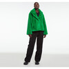 Women's Fiona Koba Kelly Green - Fur & Faux Fur Coats - 2 - thumbnail
