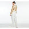 Women's Jay Metallic Gold/Ivory - Fur & Faux Fur Coats - 3