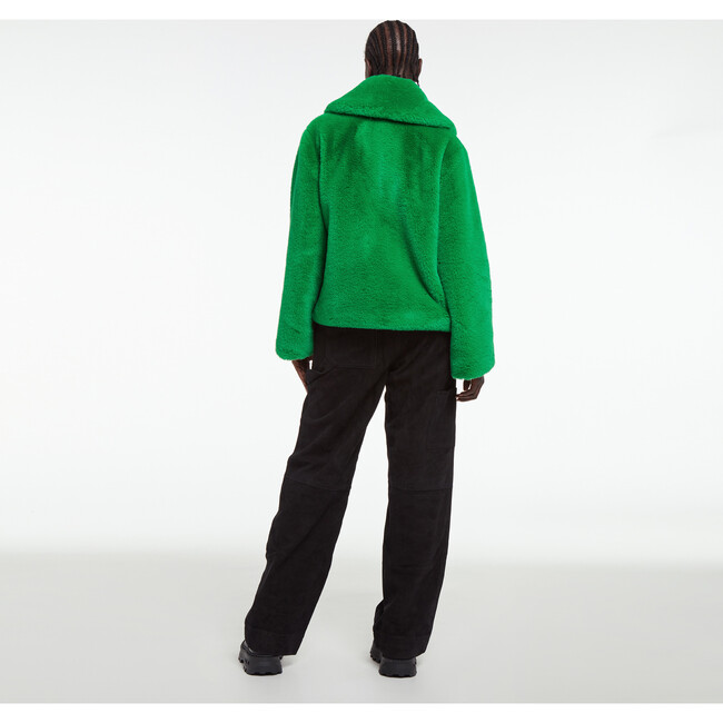 Women's Fiona Koba Kelly Green - Fur & Faux Fur Coats - 3