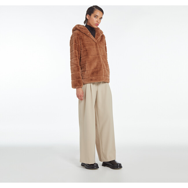 Women's Goldie Camel - Fur & Faux Fur Coats - 4