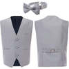 Pin Vest & Bowtie, Grey - Suits & Separates - 2 - thumbnail