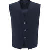 Solid Vest & Bowtie, Navy - Suits & Separates - 3 - thumbnail