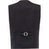 Floral Print Vest & Bowtie, Black - Suits & Separates - 4