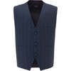 Geometric Print Vest & Bowtie, Navy - Suits & Separates - 3
