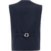 Solid Vest & Bowtie, Navy - Suits & Separates - 4 - thumbnail
