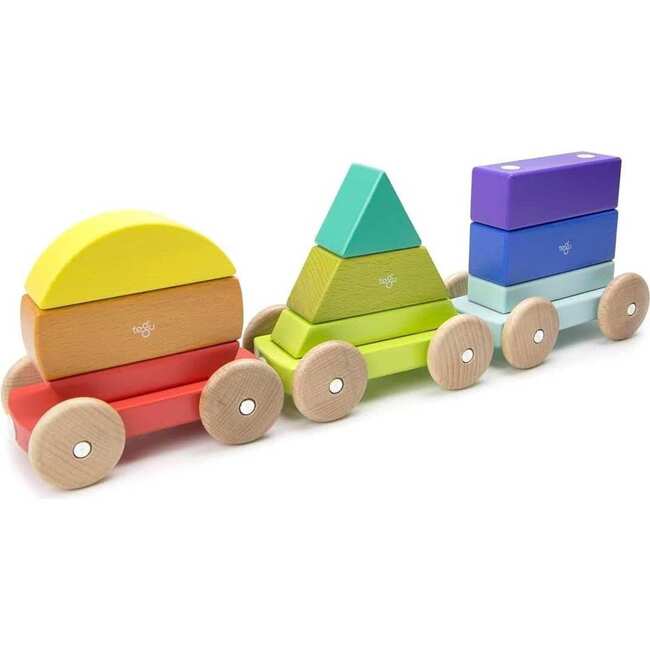 Magnetic Shape Train, Multicolors - Transportation - 1