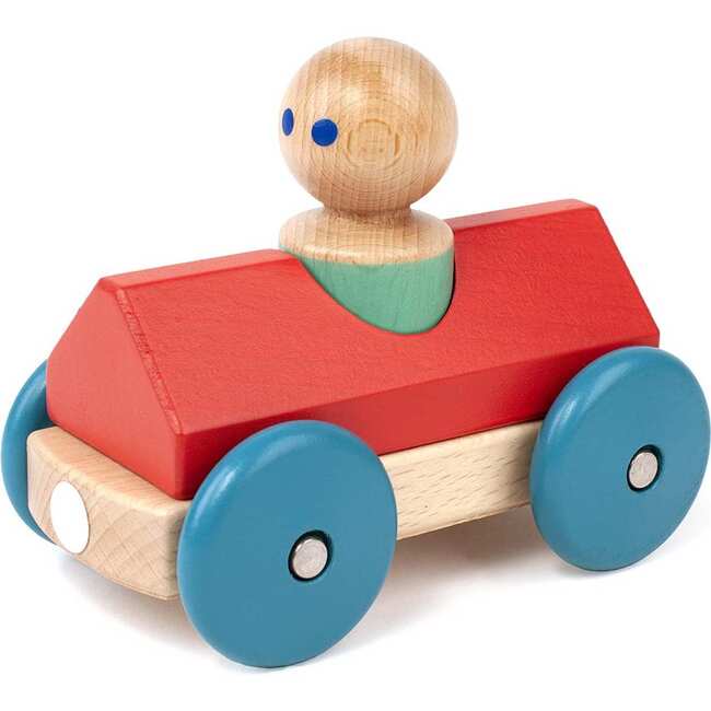 Poppy Magnetic Racing Car, Red - Transportation - 1