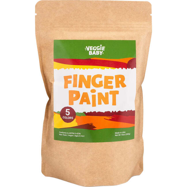 Veggie-Based Finger Paint, Multicolors - Arts & Crafts - 2