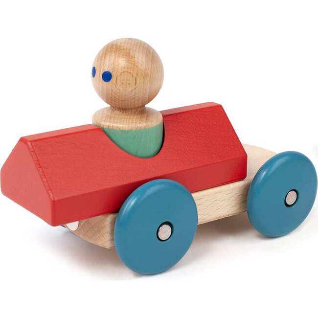 Poppy Magnetic Racing Car, Red - Transportation - 2
