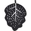 Leaf Crinkle Toy, Black - Rattles - 1 - thumbnail