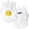 Egg Crinkle Toy, White/Yellow - Rattles - 3