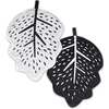 Leaf Crinkle Toy, Black - Rattles - 2