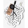 Leaf Crinkle Toy, Black - Rattles - 3